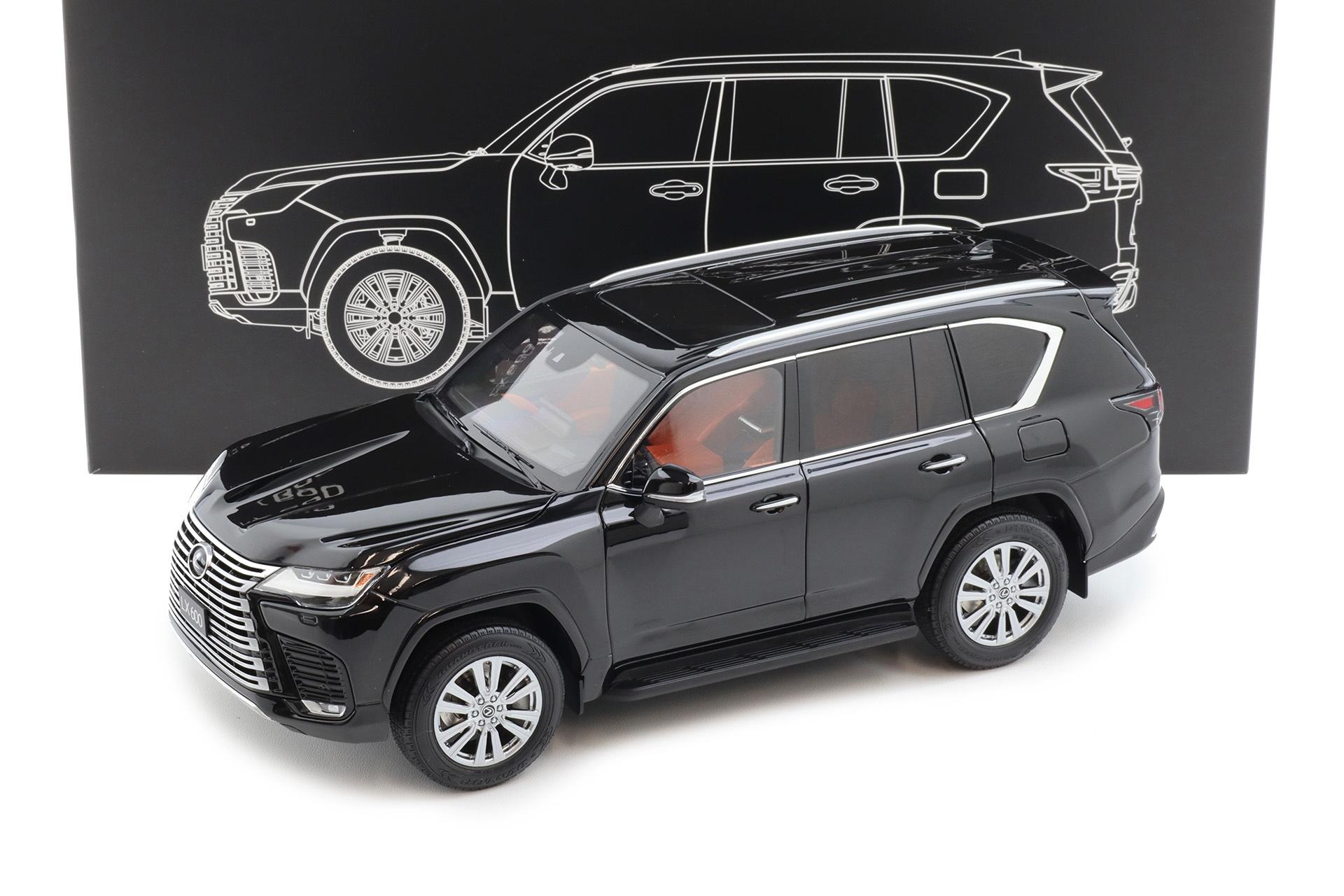 1:18 LCD Models Lexus LX600 SUV 2024 black LCD18021-BL