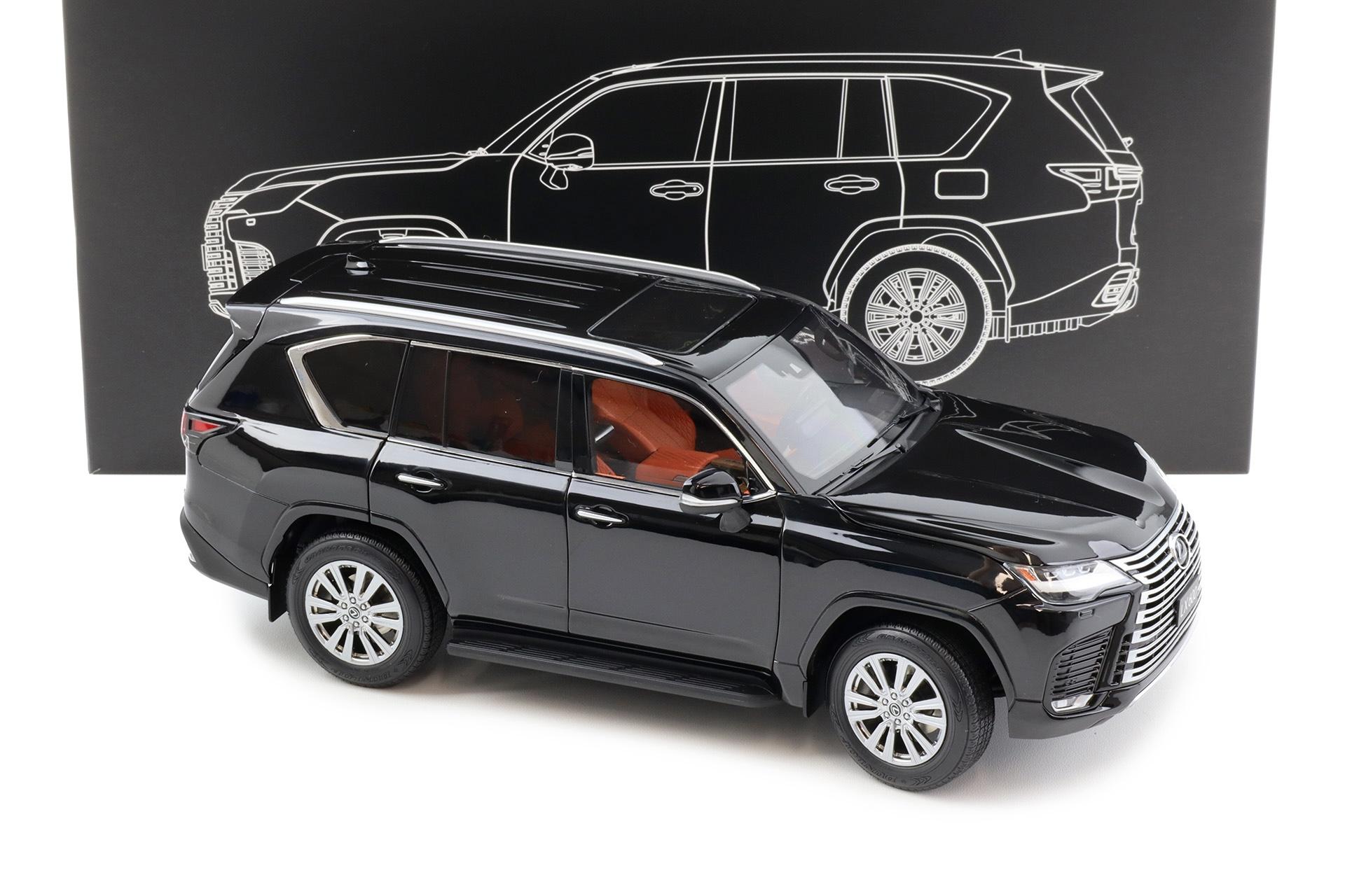 1:18 LCD Models Lexus LX600 SUV 2024 black LCD18021-BL