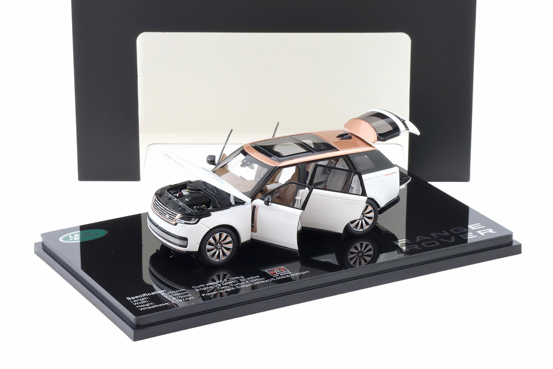 1:43 LCD Models Land Rover Range Rover SV SERENITY white/ gold LCD43014-WH
