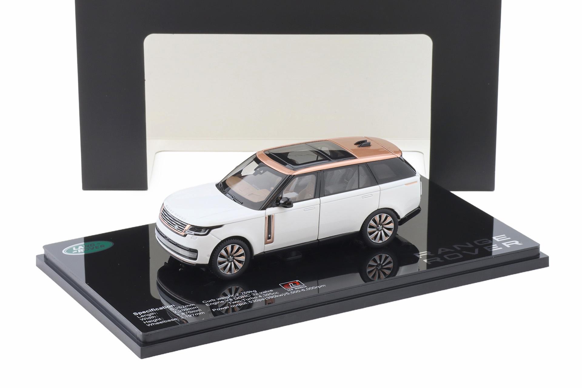 1:43 LCD Models Land Rover Range Rover SV SERENITY white/ gold LCD43014-WH