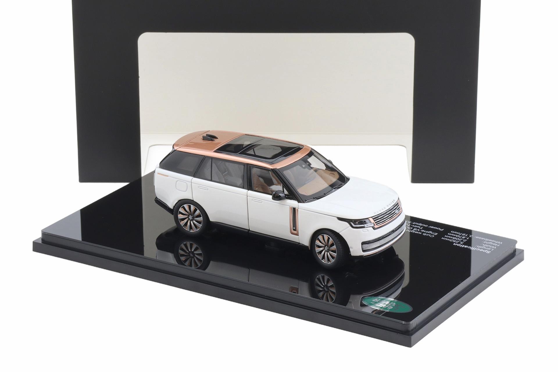 1:43 LCD Models Land Rover Range Rover SV SERENITY white/ gold LCD43014-WH