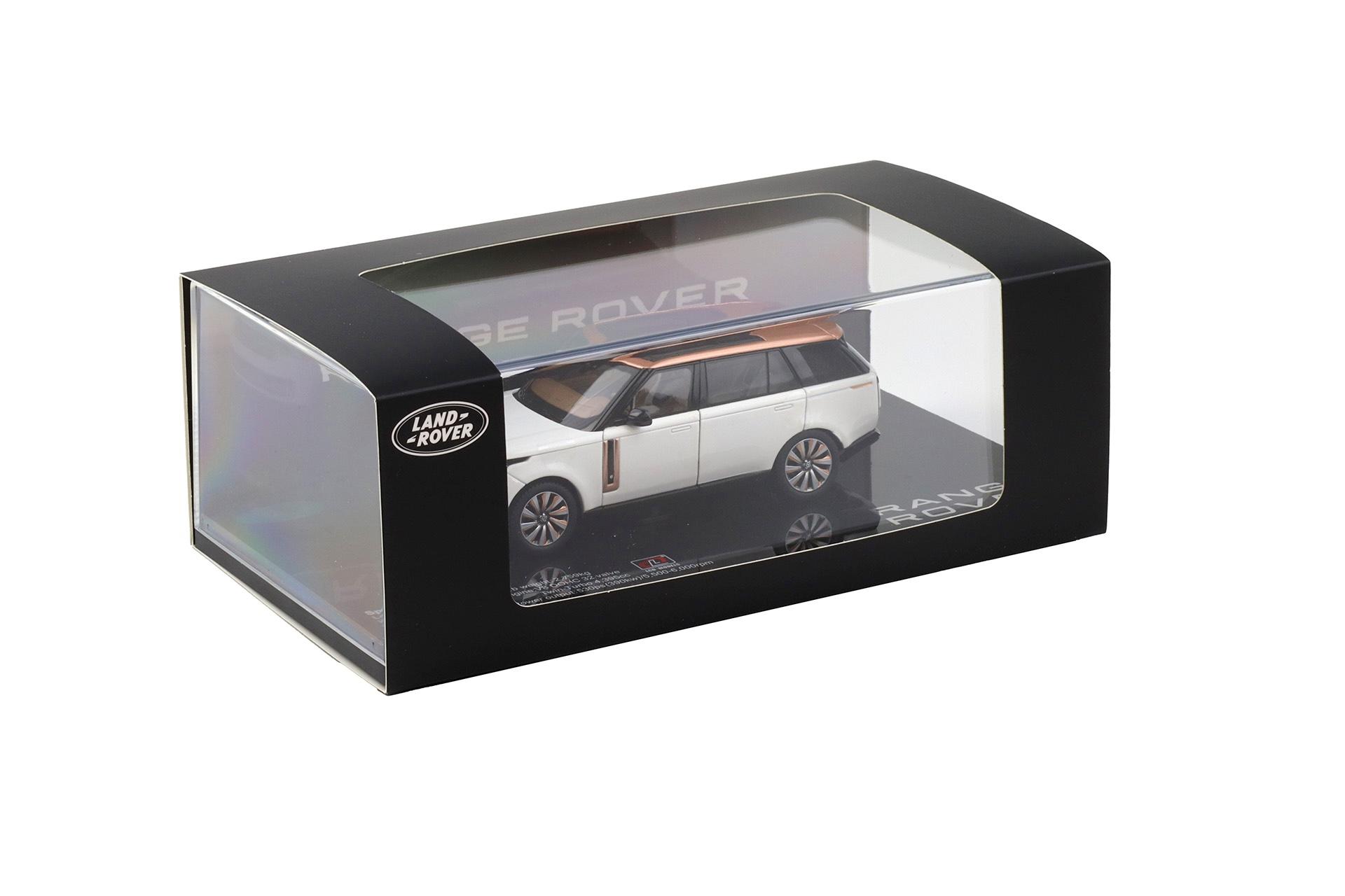 1:43 LCD Models Land Rover Range Rover SV SERENITY white/ gold LCD43014-WH