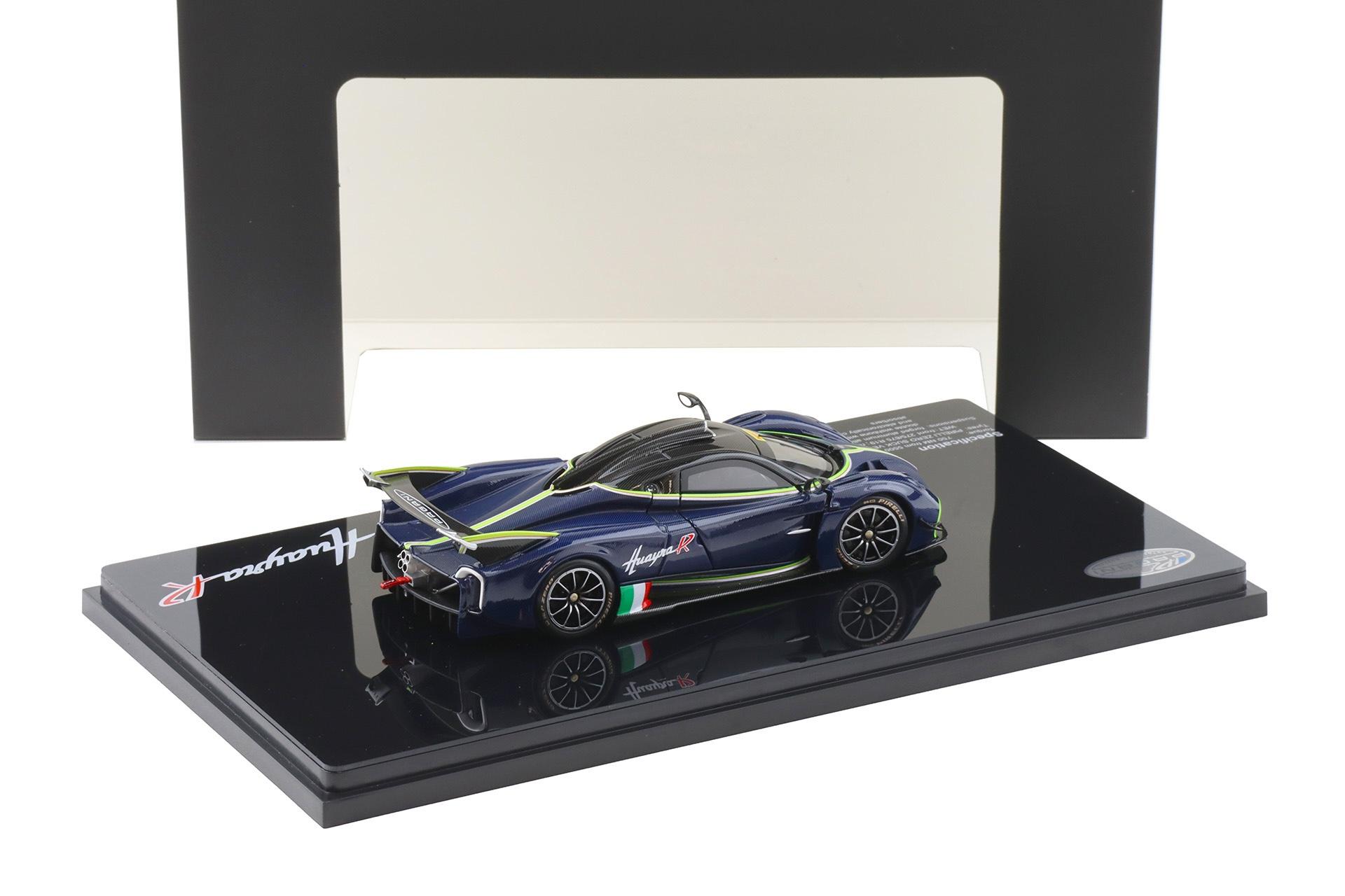 1:43 LCD Models Pagani Huayra R 2021 Full Carbon blue LCD43017-CBU