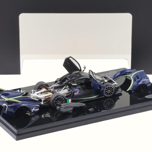 1:43 LCD Models Pagani Huayra R 2021 Full Carbon blue LCD43017-CBU