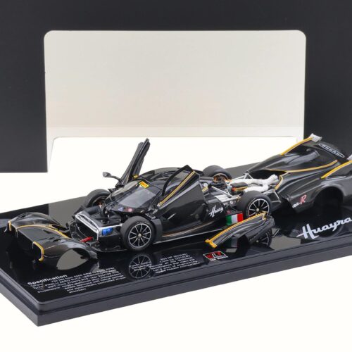 1:43 LCD Models Pagani Huayra R 2021 Full Carbon black LCD43017-CB