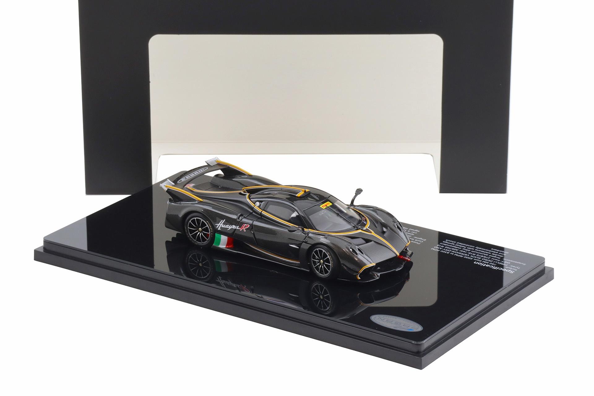 1:43 LCD Models Pagani Huayra R 2021 Full Carbon black LCD43017-CB