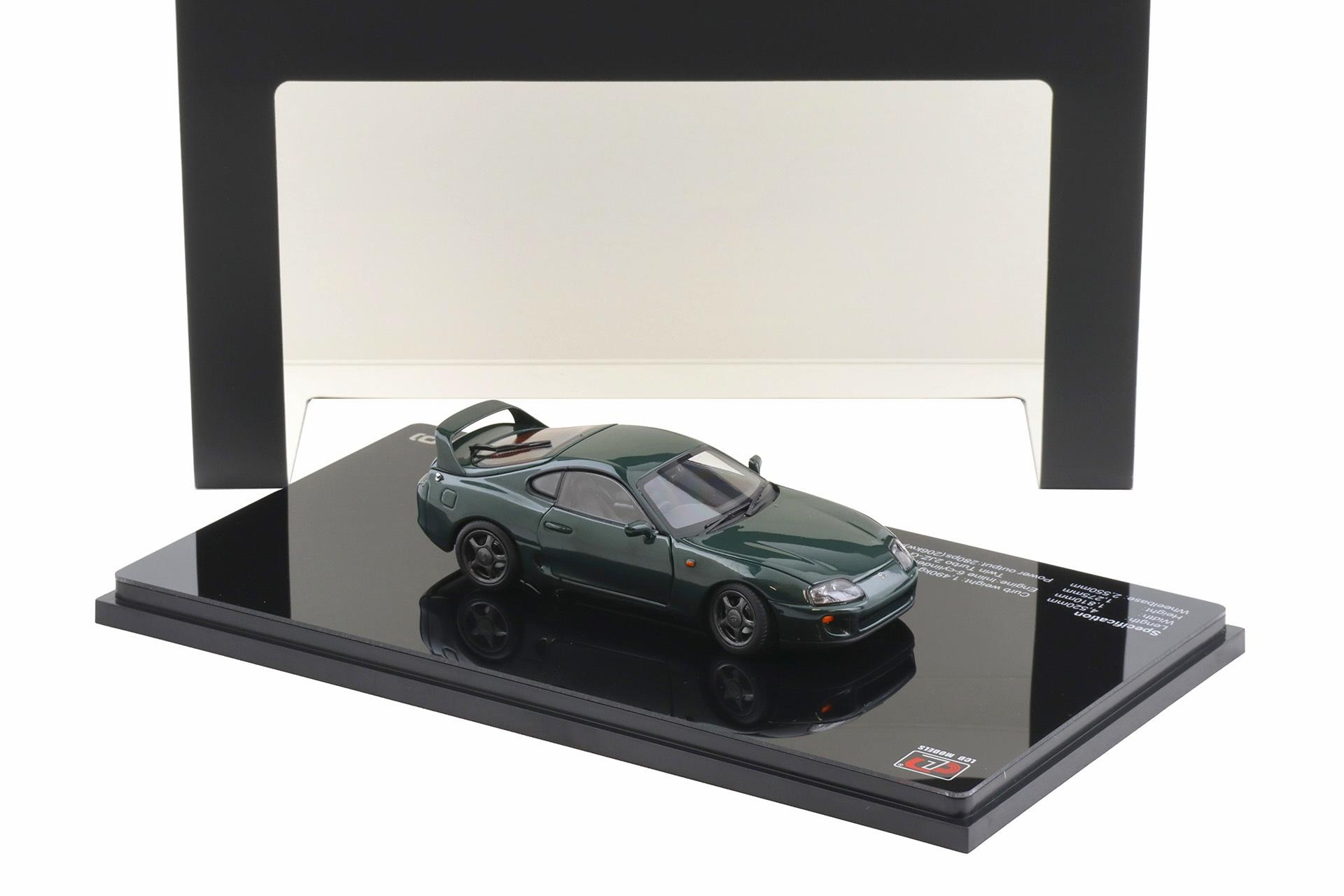 1:43 LCD Models Toyota Supra A80 Coupe RHD dark green LCD43009-GR