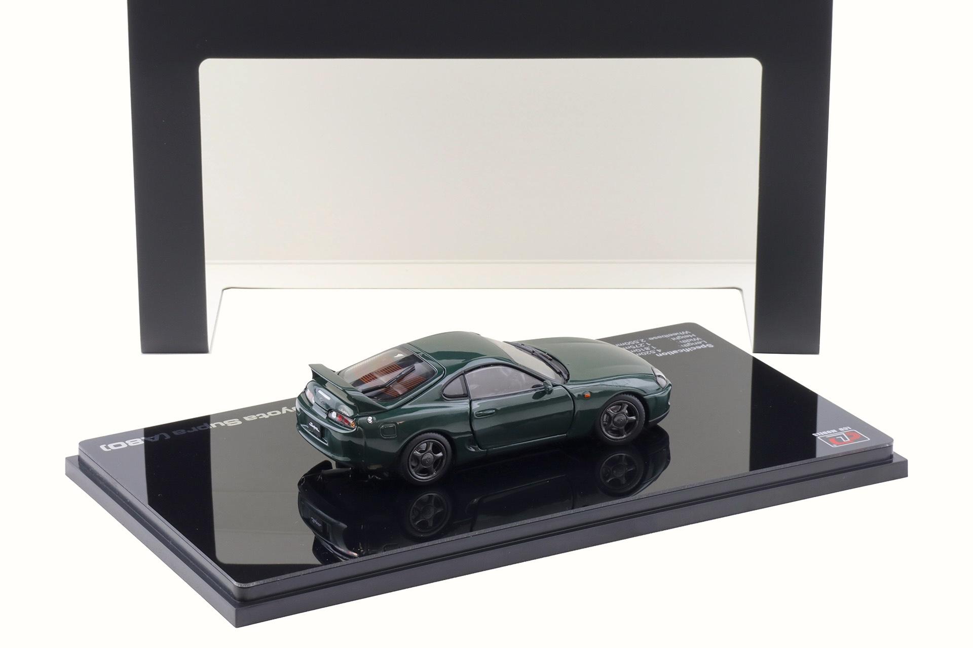 1:43 LCD Models Toyota Supra A80 Coupe RHD dark green LCD43009-GR