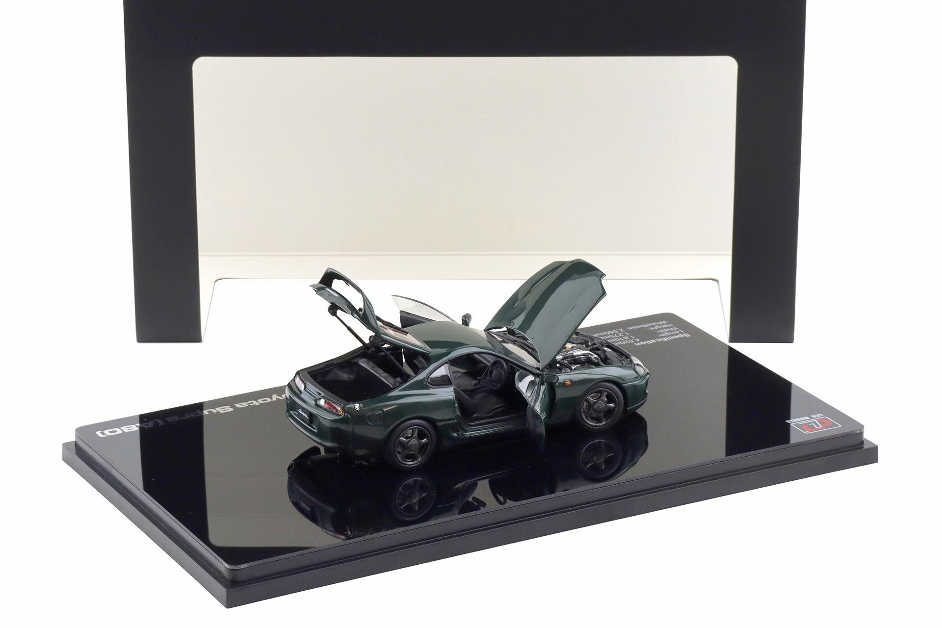 1:43 LCD Models Toyota Supra A80 Coupe RHD dark green LCD43009-GR