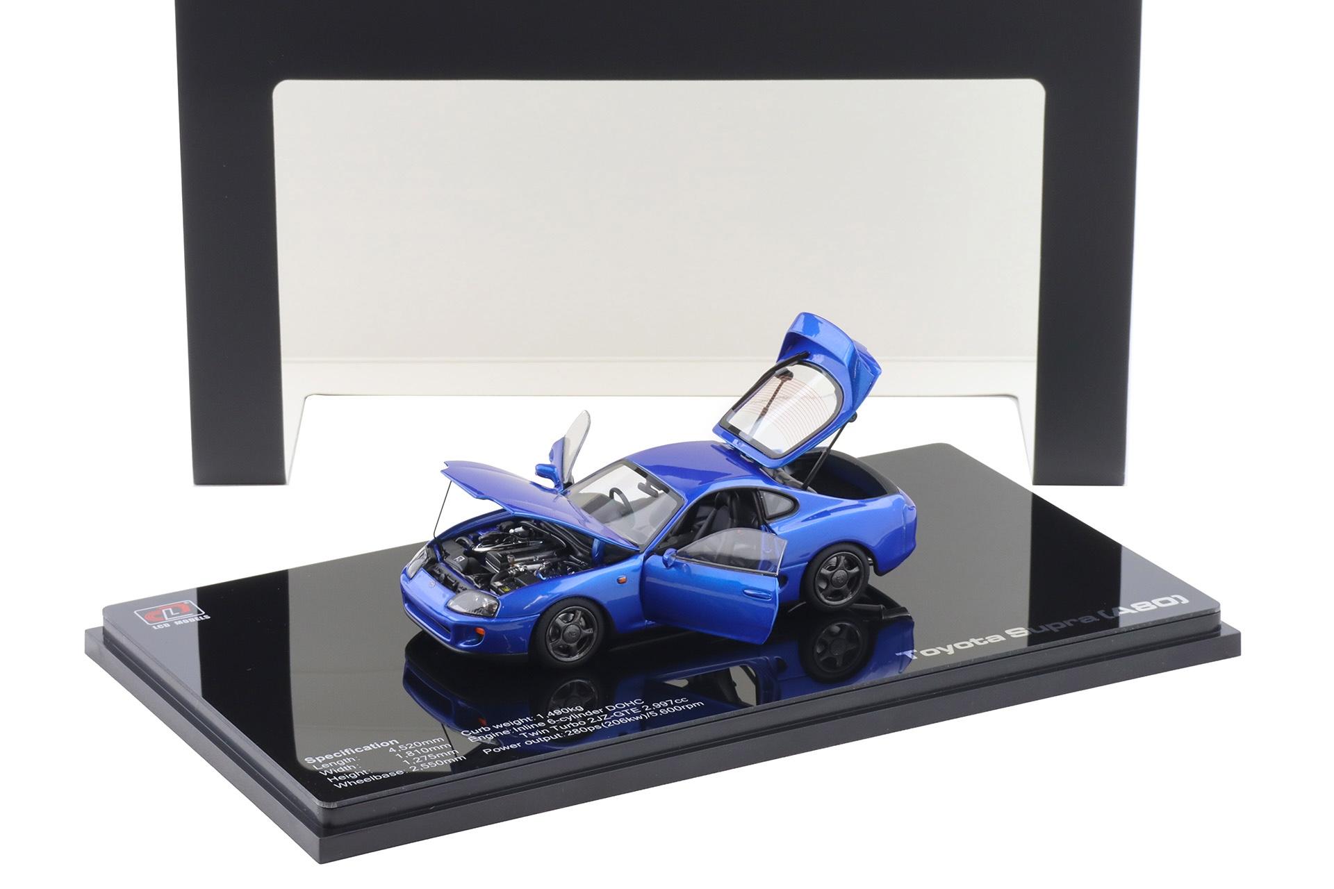 1:43 LCD Models Toyota Supra A80 Coupe RHD blue metallic LCD43009-BU