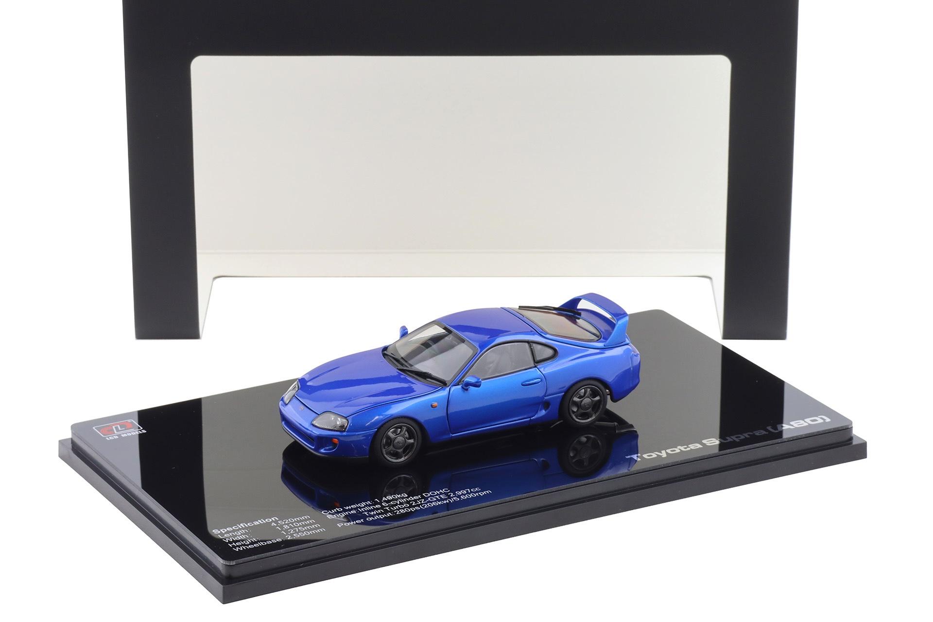 1:43 LCD Models Toyota Supra A80 Coupe RHD blue metallic LCD43009-BU