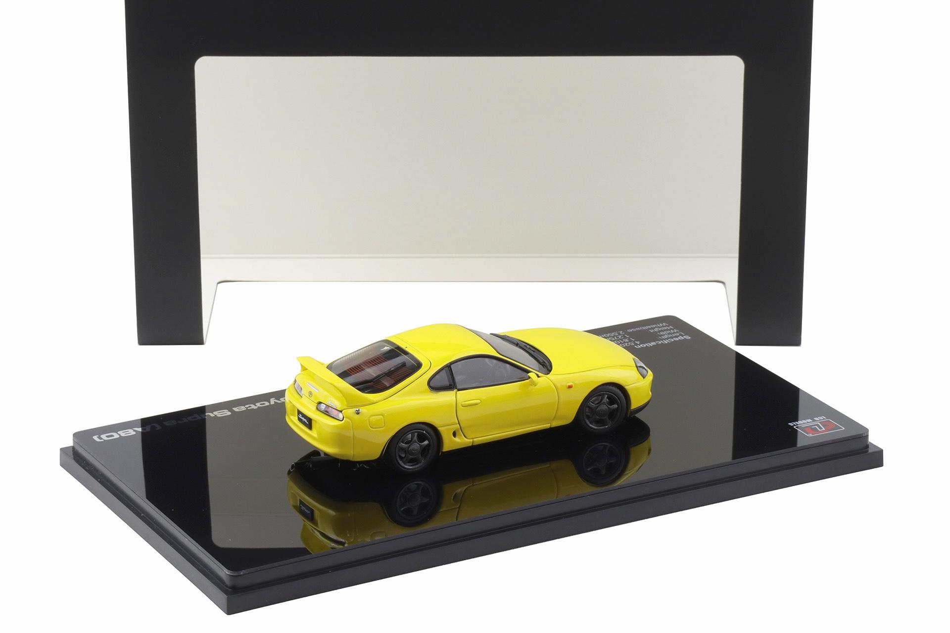 1:43 LCD Models Toyota Supra A80 Coupe RHD yellow LCD43009-YE