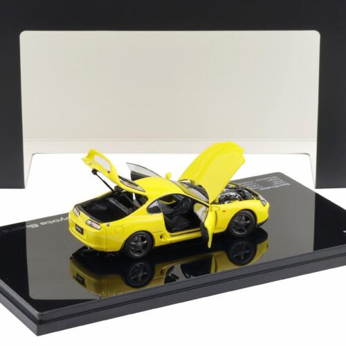 1:43 LCD Models Toyota Supra A80 Coupe RHD yellow LCD43009-YE