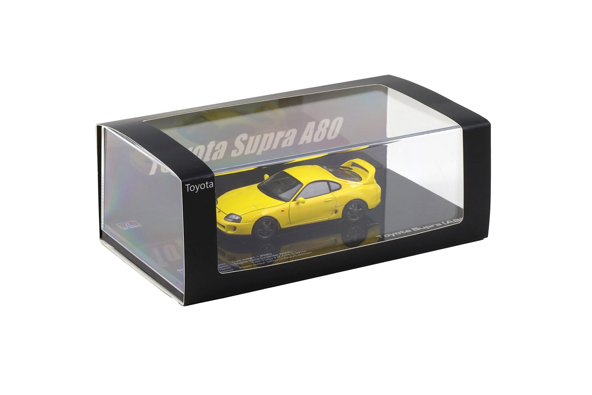 1:43 LCD Models Toyota Supra A80 Coupe RHD yellow LCD43009-YE