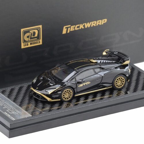 1:64 LCD Models Lamborghini Huracan STO HEC 2026 black/ gold LCD64043-BG