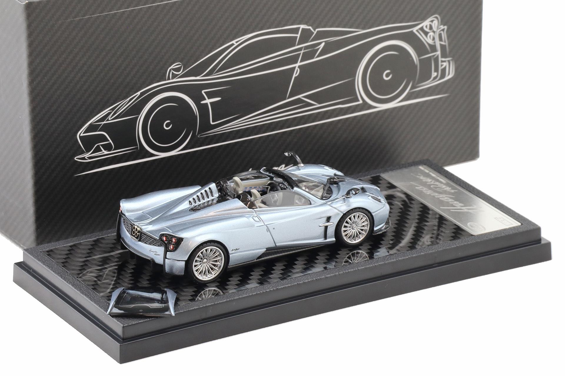 1:64 LCD Models Pagani Huayra Roadster HEC 2026 Ice blue LCD64015-IB