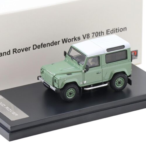 1:64 LCD Models Land Rover Defender Works V8 70th Edition Glasmir green LCD64016-GE