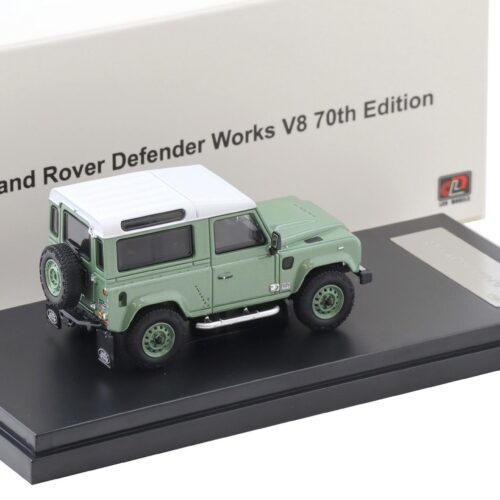 1:64 LCD Models Land Rover Defender Works V8 70th Edition Glasmir green LCD64016-GE