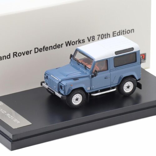 1:64 LCD Models Land Rover Defender Works V8 70th Edition Vintage blue LCD64016-BU