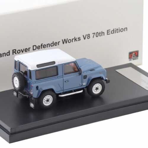 1:64 LCD Models Land Rover Defender Works V8 70th Edition Vintage blue LCD64016-BU