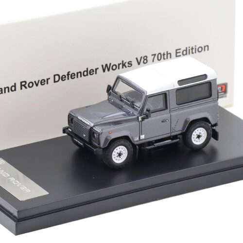 1:64 LCD Models Land Rover Defender Works V8 70th Edition Crimea grey LCD64016-GR