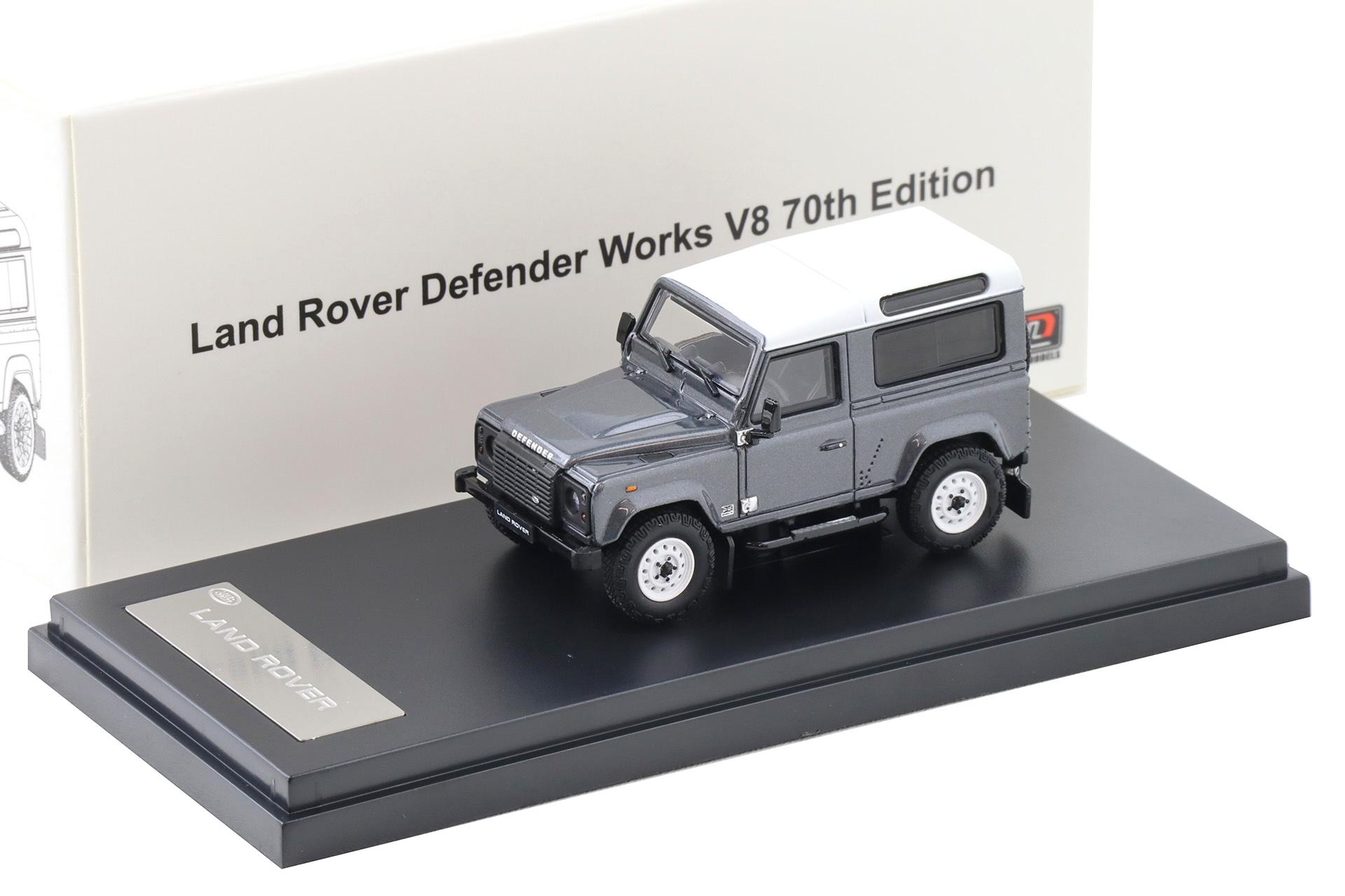 1:64 LCD Models Land Rover Defender Works V8 70th Edition Crimea grey LCD64016-GR