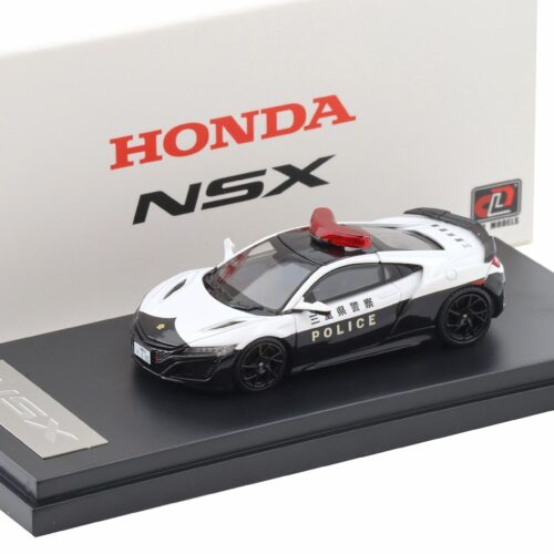 1:64 LCD Models Honda NSX Coupe Police Car black/ white LM64001-BW
