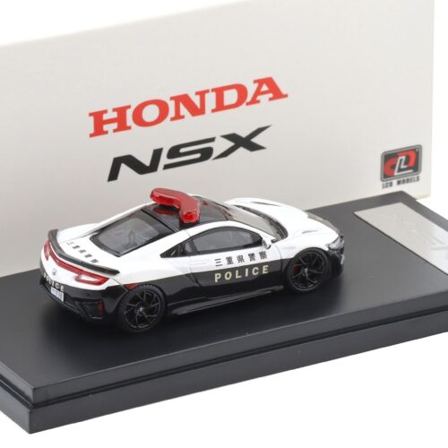 1:64 LCD Models Honda NSX Coupe Police Car black/ white LM64001-BW