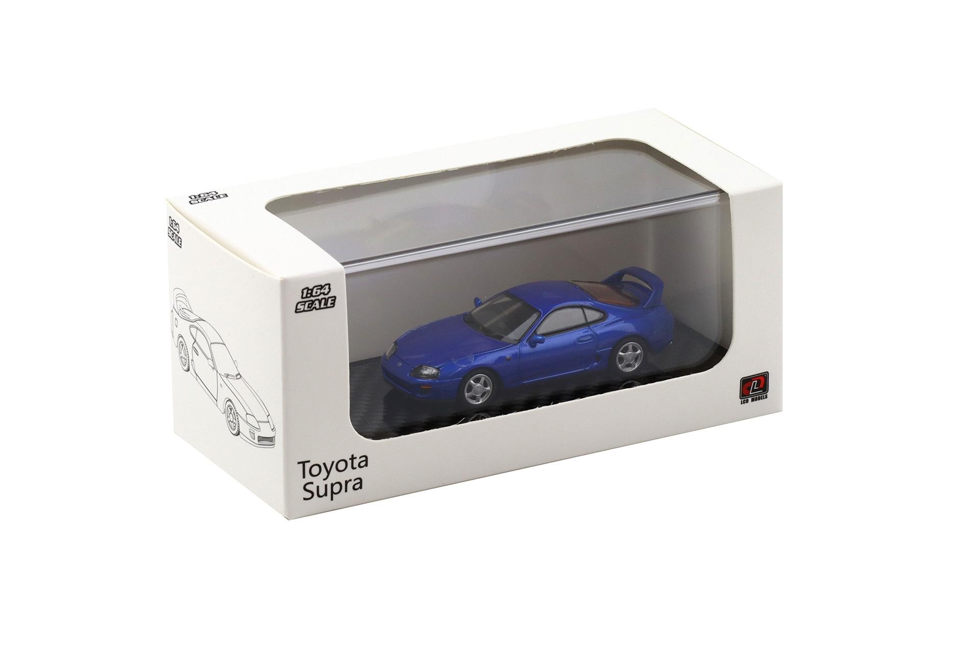 1:64 LCD Models Toyota Supra A80 Coupe RHD blue metallic LCD64037-BU