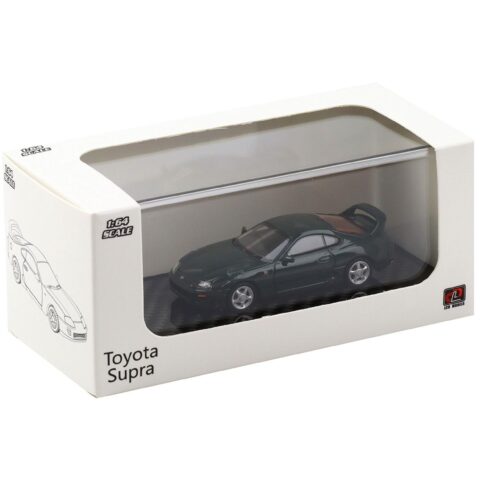 1:64 LCD Models Toyota Supra A80 Coupe RHD dark green LCD64037-GR
