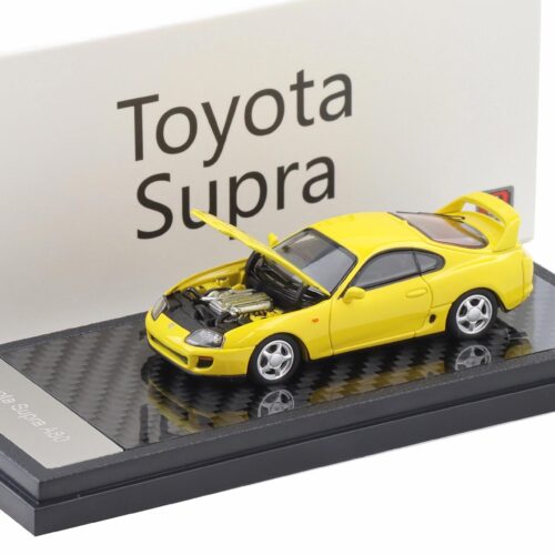 1:64 LCD Models Toyota Supra A80 Coupe RHD yellow LCD64037-YE
