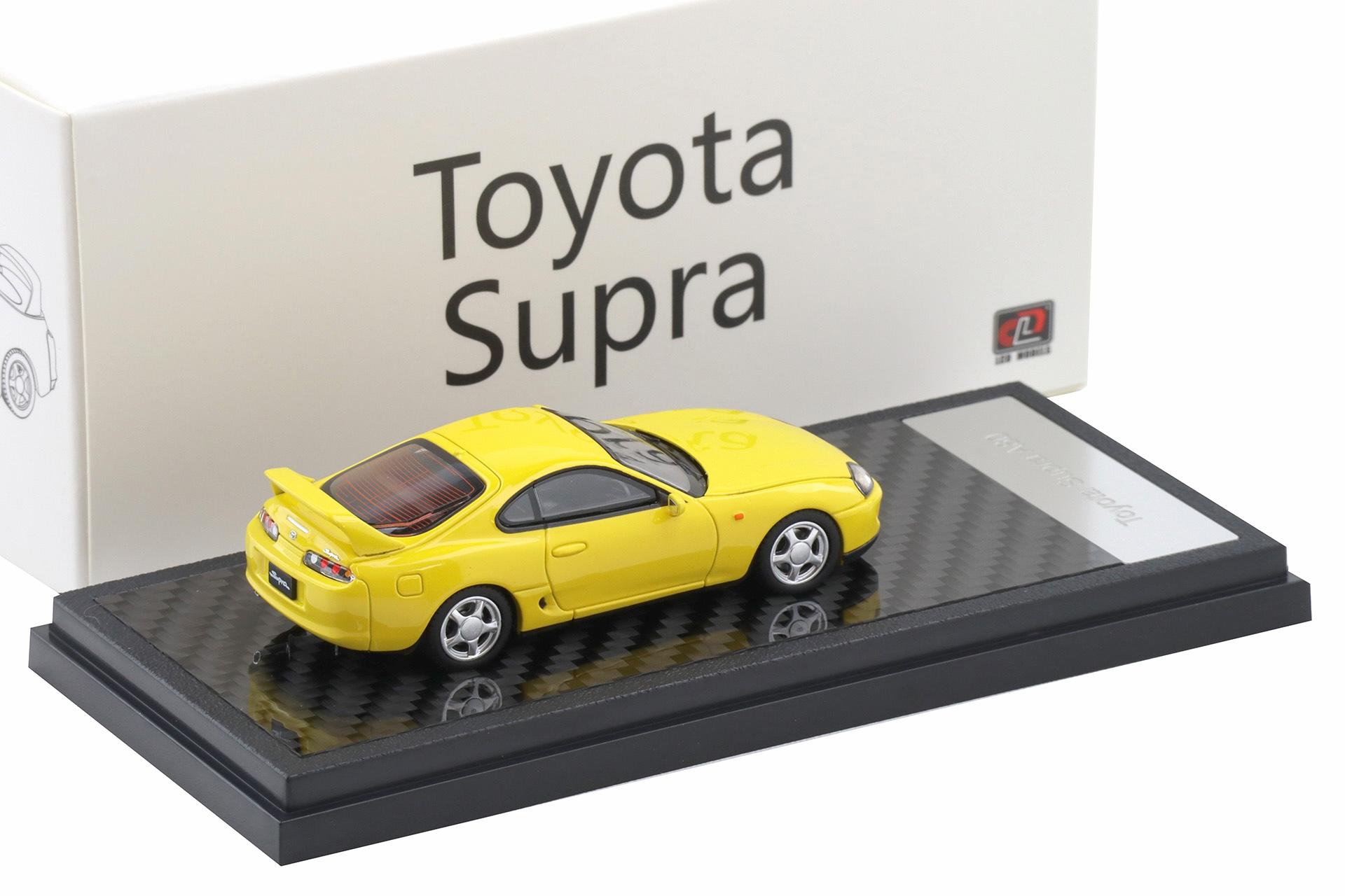 1:64 LCD Models Toyota Supra A80 Coupe RHD yellow LCD64037-YE