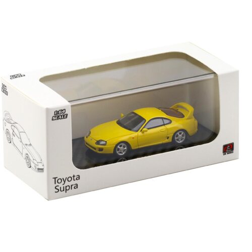 1:64 LCD Models Toyota Supra A80 Coupe RHD yellow LCD64037-YE