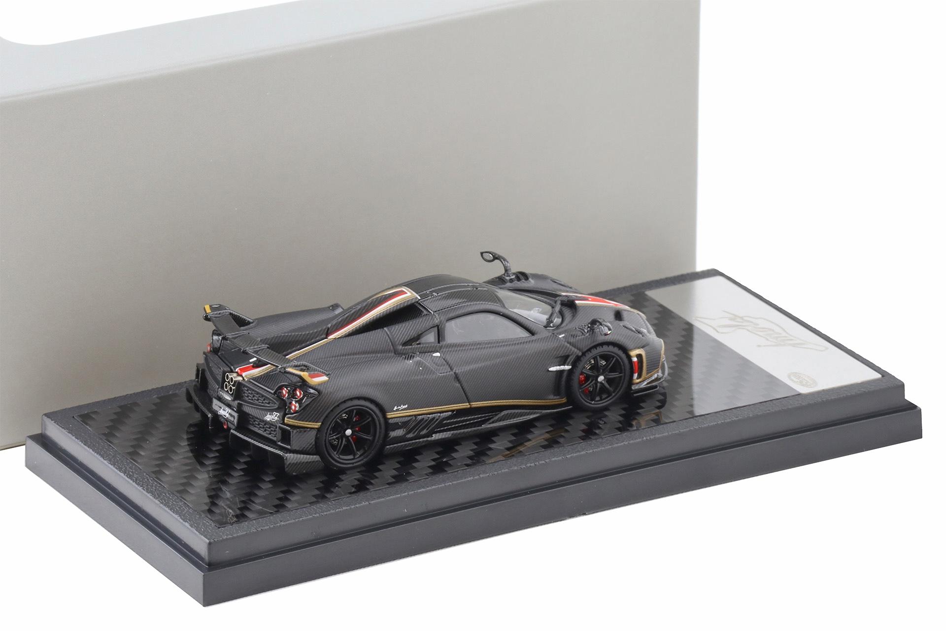 1:64 LCD Models Pagani Imola Coupe matt black Carbon LCD64041-MBC