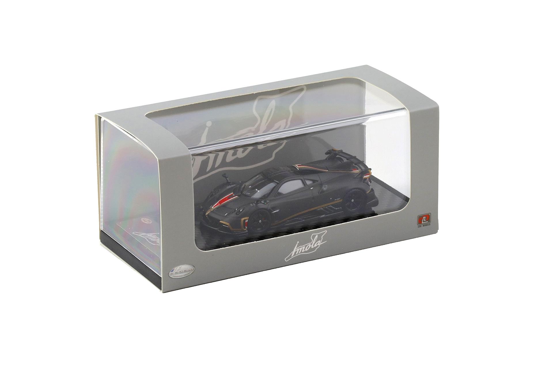 1:64 LCD Models Pagani Imola Coupe matt black Carbon LCD64041-MBC