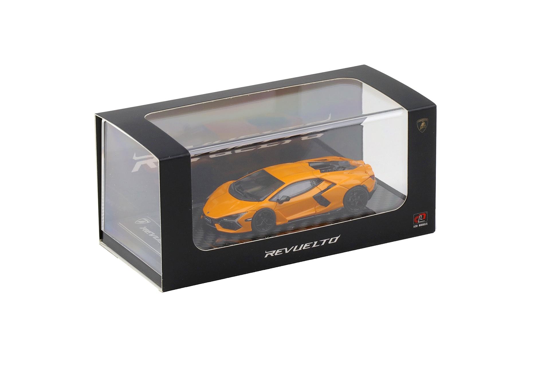 1:64 LCD Models Lamborghini Revuelto Coupe orange-yellow LCD64042-OY