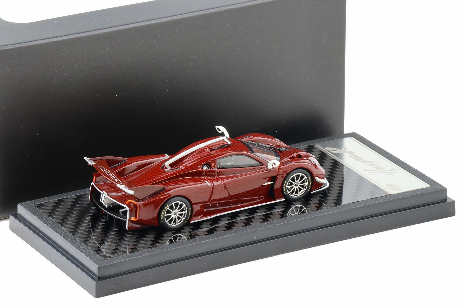 1:64 LCD Models Pagani Huayra R 2021 Full Carbon red LCD64028-CR