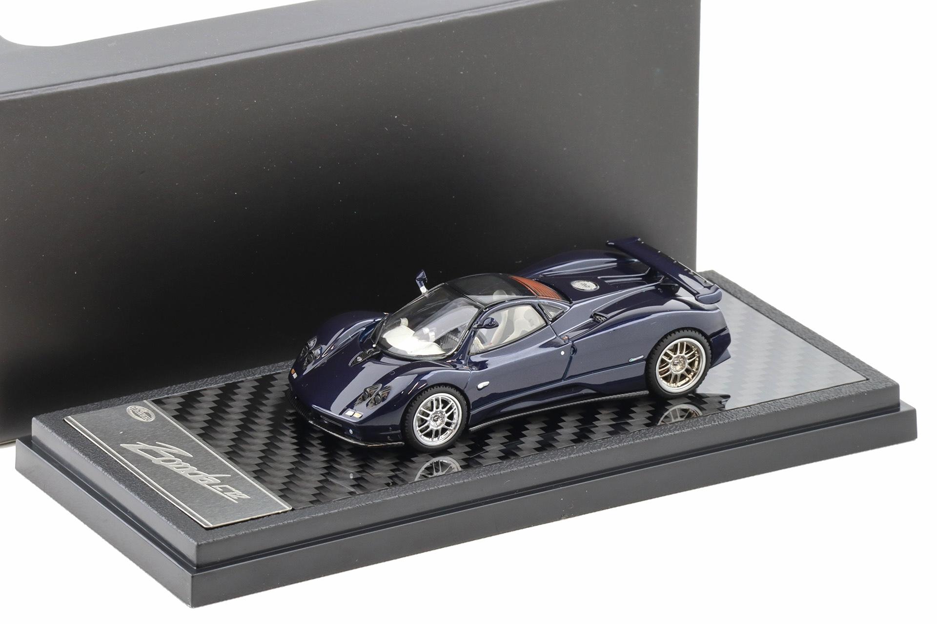 1:64 LCD Models Pagani Zonda C12 Coupe Aurora blue LCD64044-BU