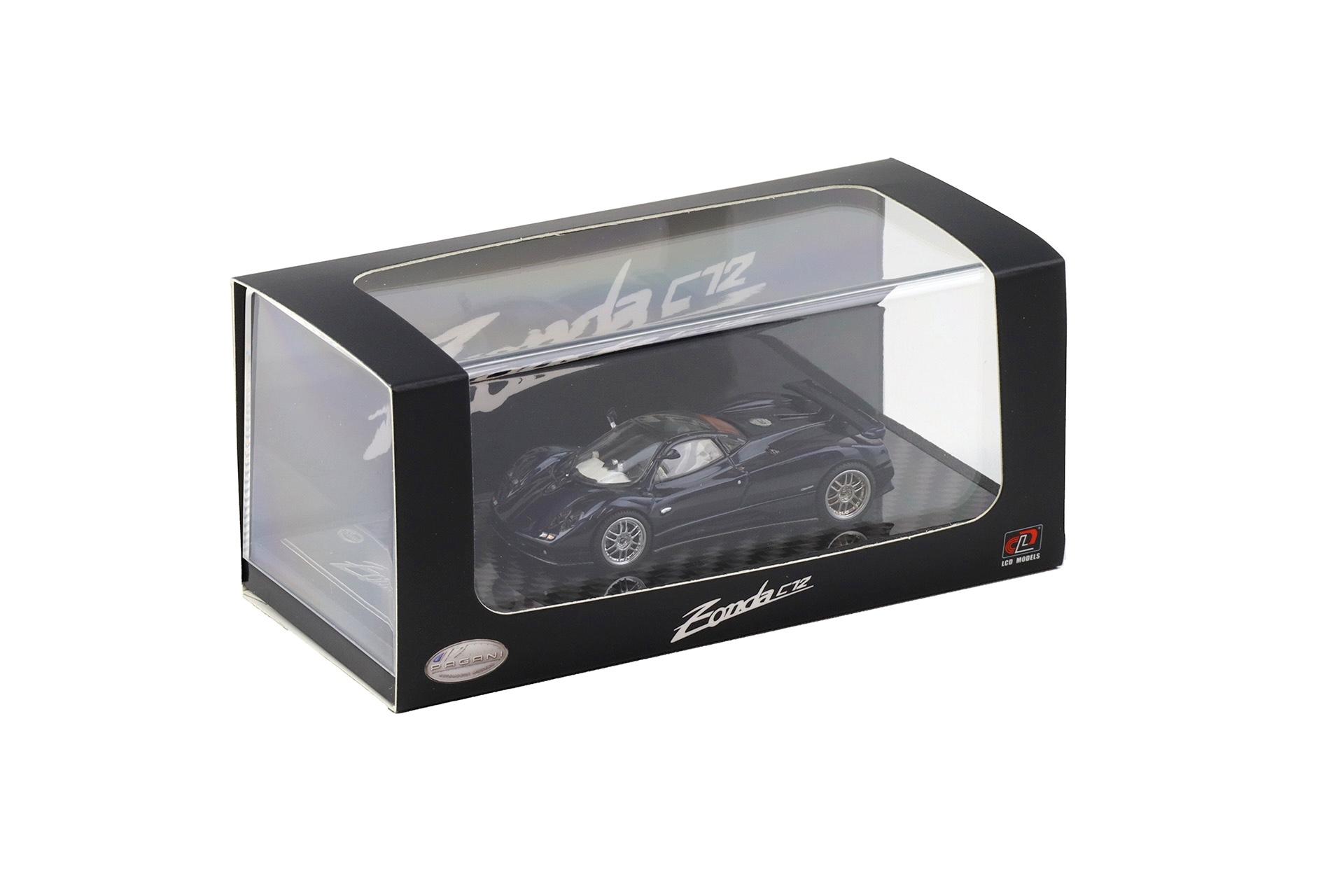 1:64 LCD Models Pagani Zonda C12 Coupe Aurora blue LCD64044-BU