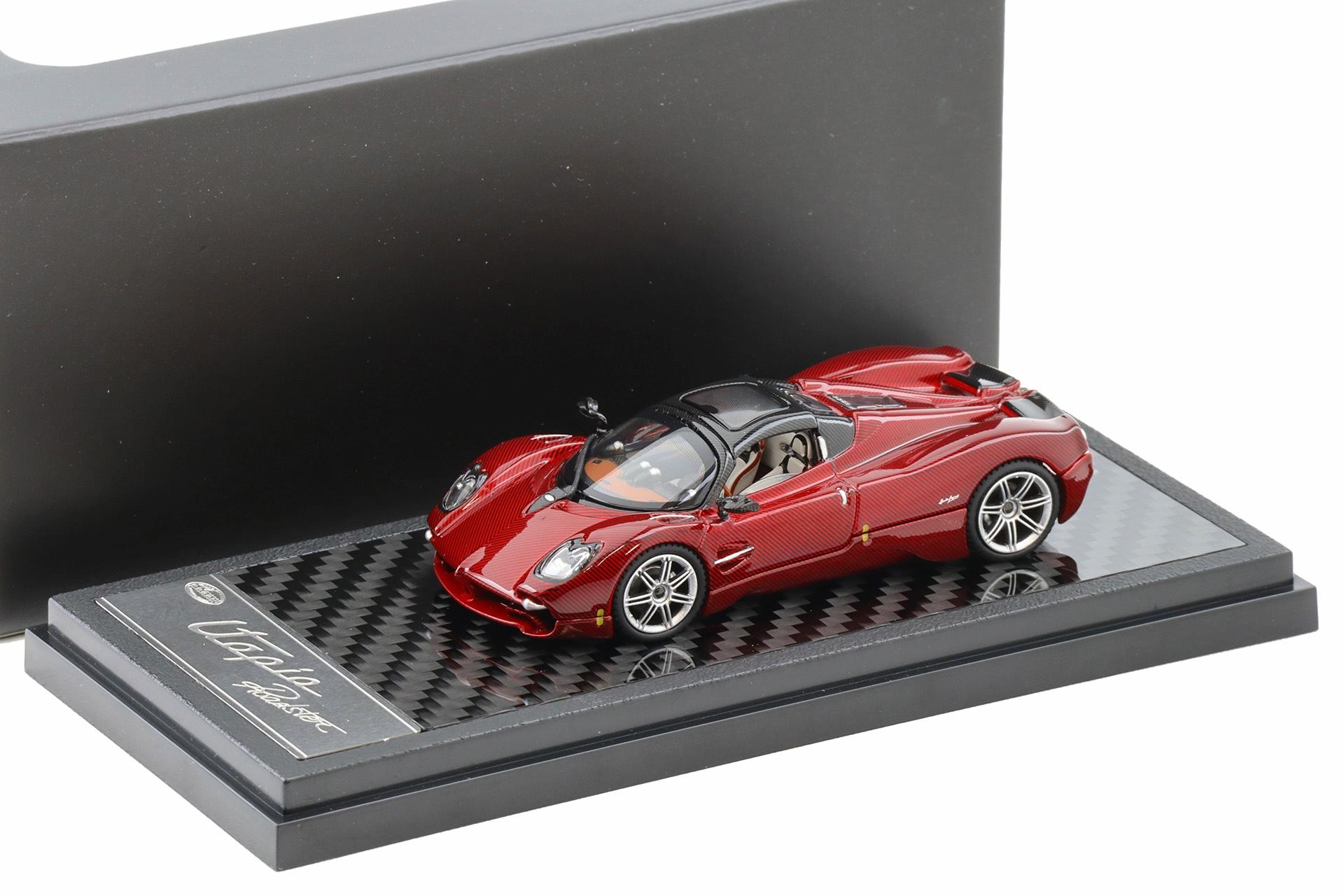 1:64 LCD Models Pagani Utopia Roadster Carbon red/ black LCD64047-CR