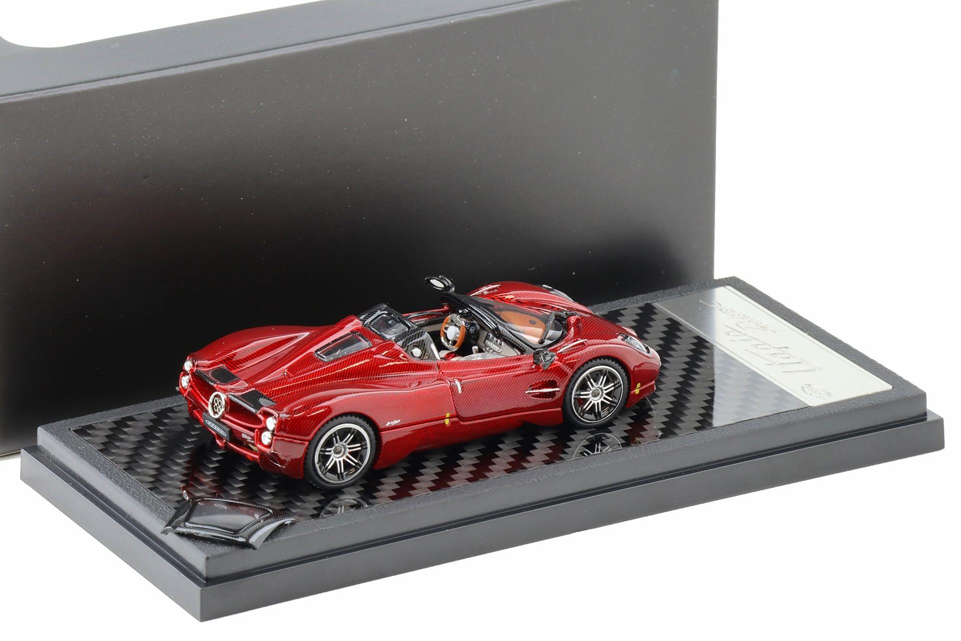 1:64 LCD Models Pagani Utopia Roadster Carbon red/ black LCD64047-CR