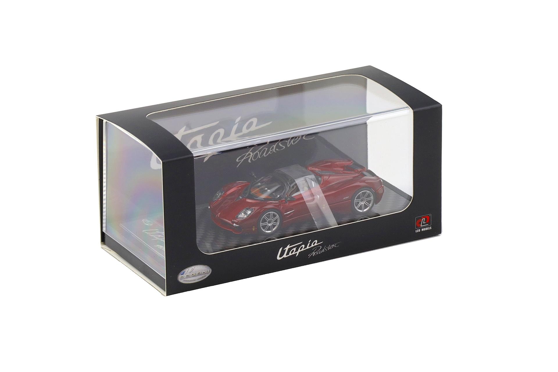 1:64 LCD Models Pagani Utopia Roadster Carbon red/ black LCD64047-CR