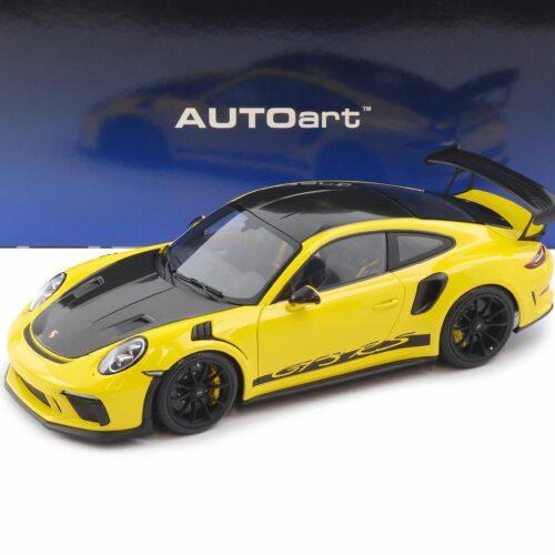 1:18 AUTOart Porsche 911 991.2 GT3 RS Weissach Package Racing yellow 78178
