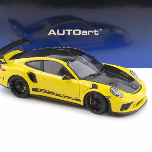 1:18 AUTOart Porsche 911 991.2 GT3 RS Weissach Package Racing yellow 78178