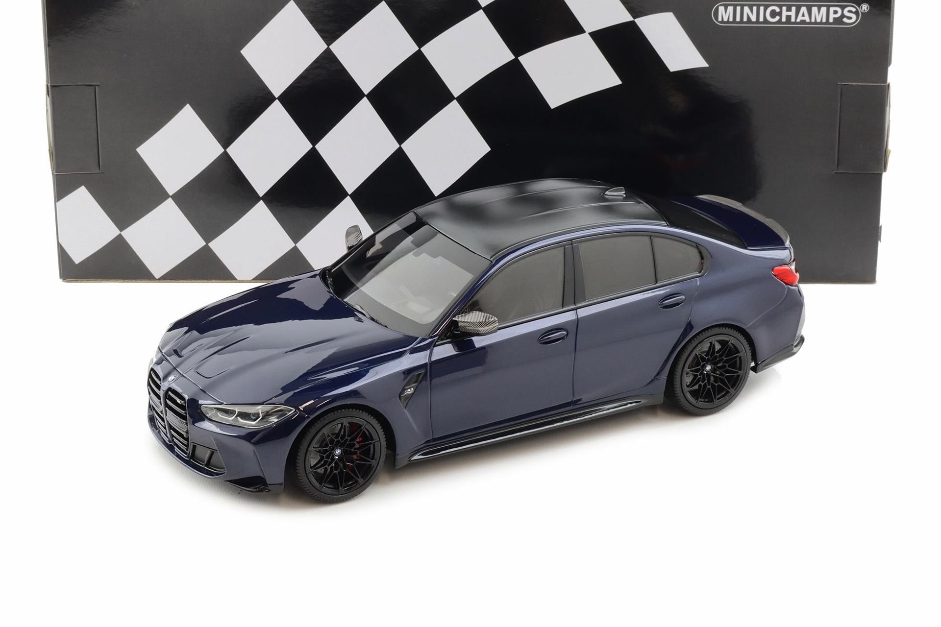 1:18 Minichamps BMW M3 G80 Competition dark blue metallic 2020