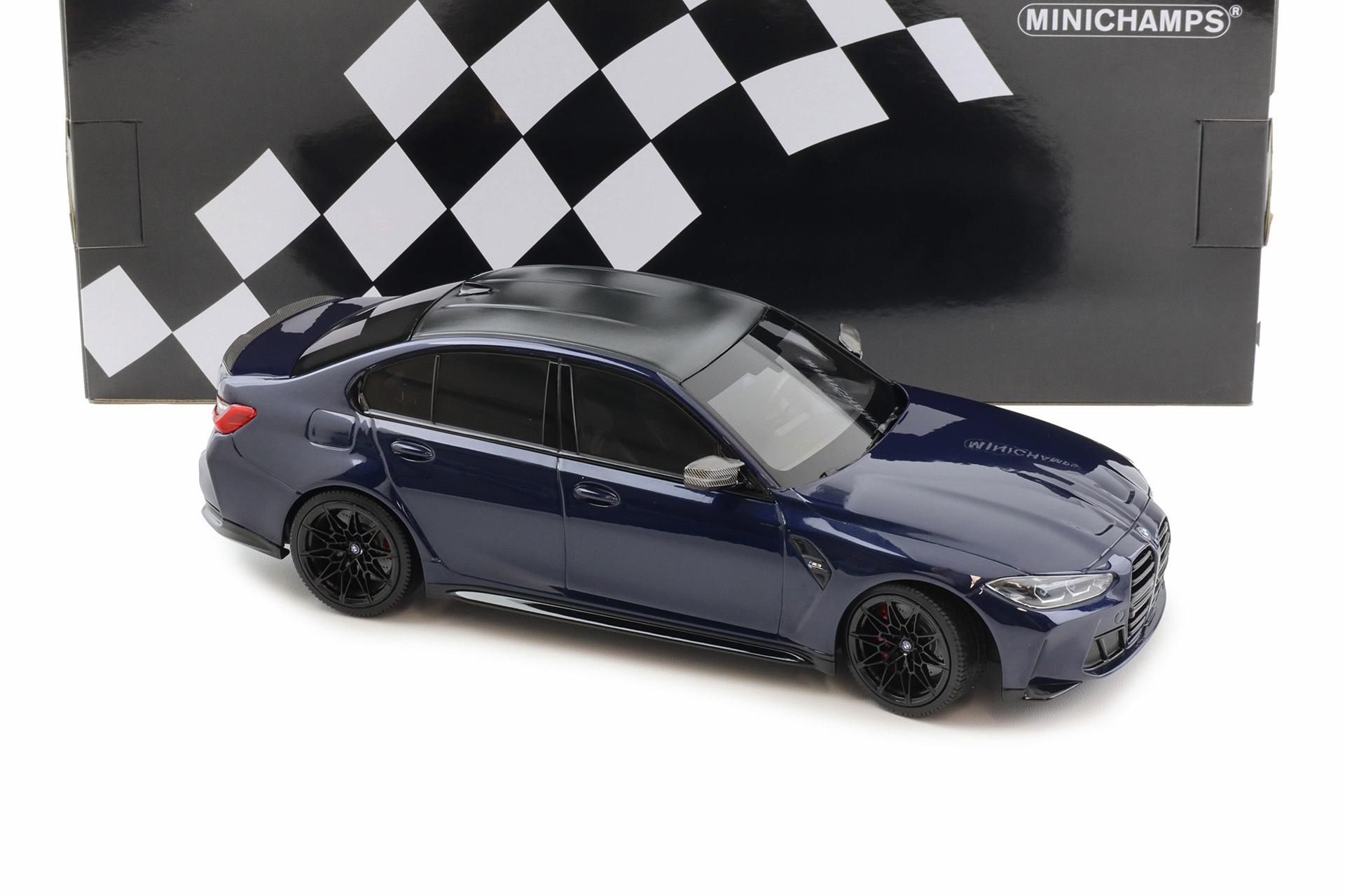 1:18 Minichamps BMW M3 G80 Competition dark blue metallic 2020