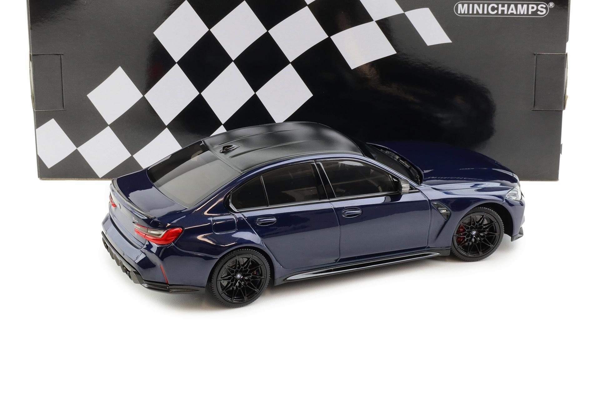 1:18 Minichamps BMW M3 G80 Competition dark blue metallic 2020