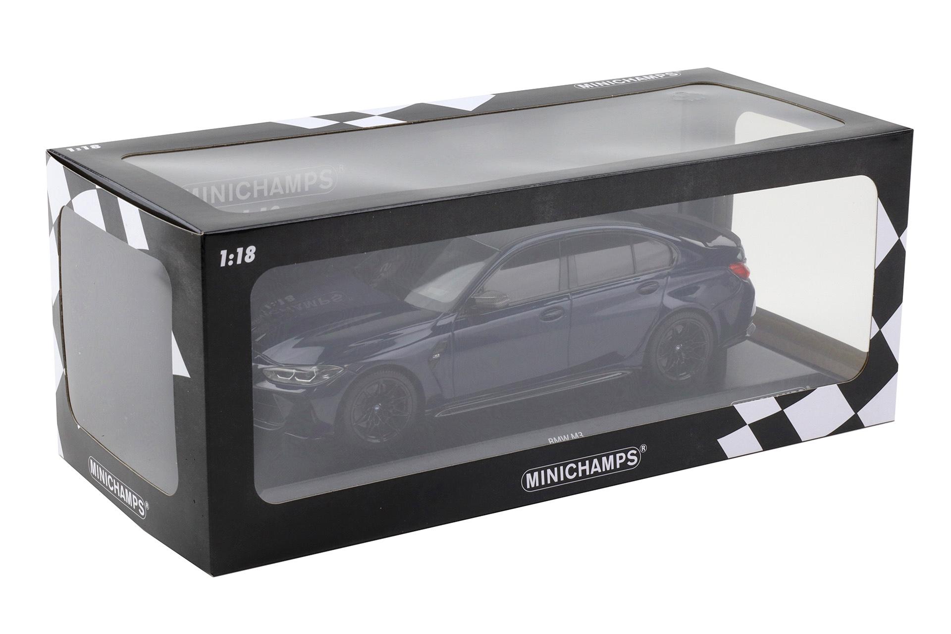 1:18 Minichamps BMW M3 G80 Competition dark blue metallic 2020
