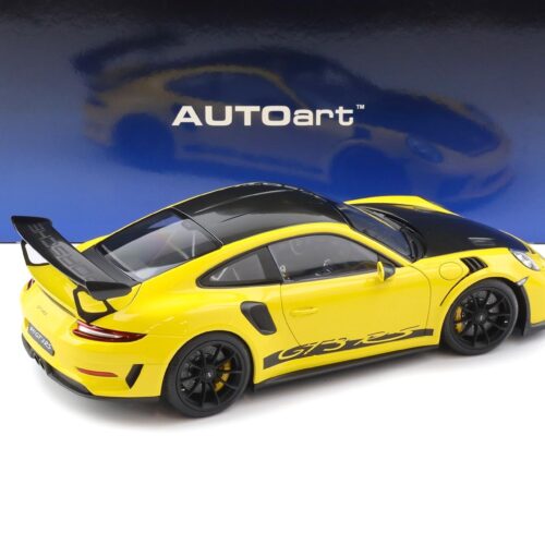 1:18 AUTOart Porsche 911 991.2 GT3 RS Weissach Package Racing yellow 78178