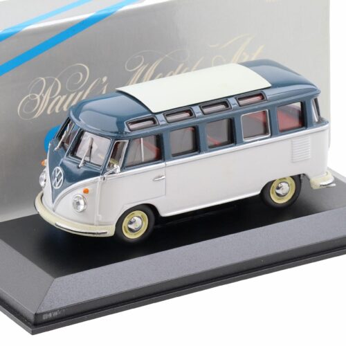 1:43 Minichamps VW T1 Bus Samba grey/ blue